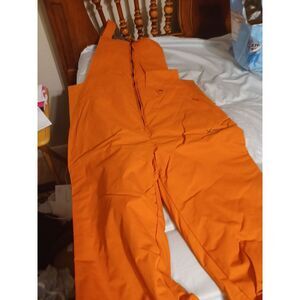NEW Artix Bib Overalls Men's 42X30 Burnt Orange‎  Relaxed Fit Adjustable Straps